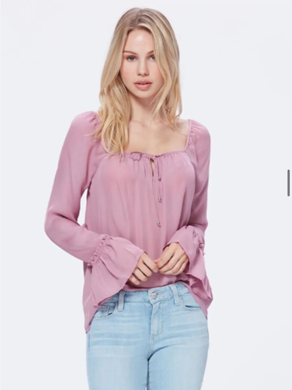 Paige "Marisole" 100% Silk Blouse, S